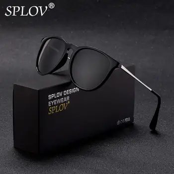 SPLOV Ochi de Pisica Polarizat ochelari de Soare Clasic Femei de Brand Design Vintage Oglindă Ochelari de Soare de sex Feminin de ochelari de Gafas De Sol UV400