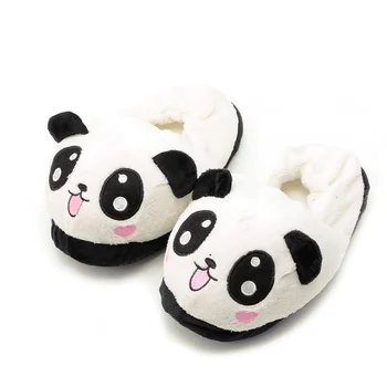 Mignon Yeux Panda Femmes Pantoufles Belle Desene animate Interior Accueil Pantofi Moi 23GE