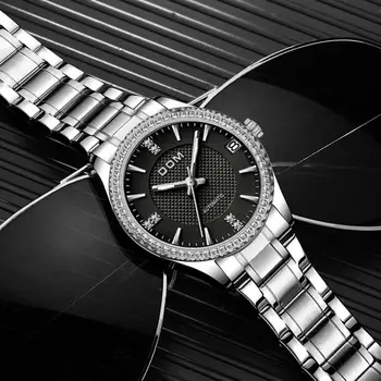 DOM automate mecanice watchfashion bărbați ceas luminos ceas de cuplu afaceri otel inoxidabil rezistent la apă de sex feminin ceas sport