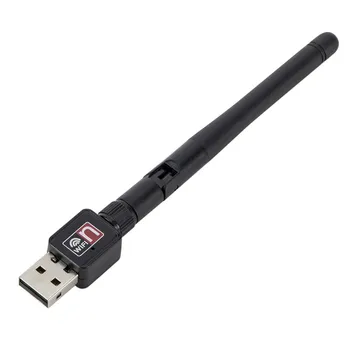ANPWOO USB placa de Retea Wireless 150M cu Antena Detasabila 2DB Desktop, Notebook-uri Externe, AP acceptă WPS Receptor