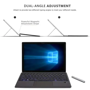 Ultra subțire Tastatură cu iluminare din spate pentru Microsoft surface Pro 6 2018 Pro 5 2017 Tastatura Bluetooth pentru Surface 2 Pro 3 Pro 4 tastatura