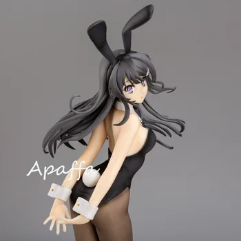 26cm Figura Anime Fete Sexy Canalie Nu Visează de Fata Bunny Sakurajima Mai PVC Cifrele de Acțiune de Colectare de Jucării Păpușă Cadou
