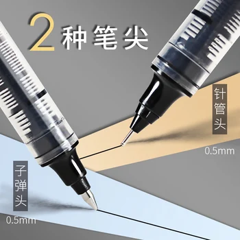 12PCS BAOKE BK110 Directe-lichid-roller Pen 0.5 mm Gel cu uscare Rapida Stiloul Stiloul Kawaii Rechizite Școlare