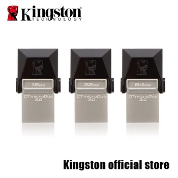 Kingston Mobile USB disk USB 3.0 DataTraveler microDuo 3.0 Disc Flash 16GB/32GB/64GB