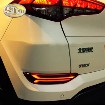 2 BUC Pentru Hyundai Tucson 2016 Auto 12V cu LED Bara Spate Lumina de Frână Curge Lumina de Semnalizare Reflector Lampă de Ceață Spate