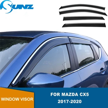 Geam lateral Deflectoare Pentru Mazda CX5 CX CX 5-5 2017 2018 2019 2020 Fum Masina de protecție contra Vântului Soare Ploaie Deflector Paznici TOBE