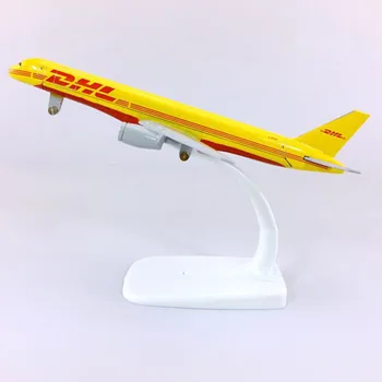 16CM 1:400 B757-200 model DHL Express Livrare airlines w bază de aliaj de aeronave avion colectie de afișare model de colectie