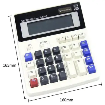 Butoane mari Birou Calculator Mari Taste de Calculator Muti-funcție de Calculator Baterie Calculator 12 cifre de Afișare