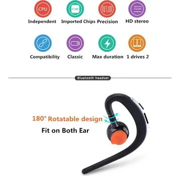 S30 setul cu Cască Bluetooth Universal Nou Stereo Auriculare CSR Masina de Afaceri Casti Bluetooth Sport Pavilioane Intelligent Voice Control