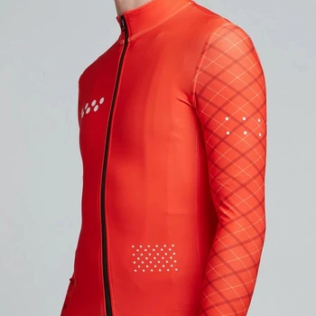2019 calitate de Top echipa Pro fit thermal fleece Ciclism Jersey cu maneca lunga, haine de Ciclism rutier biciclete potrivite pentru 8-16 rochie de plimbare