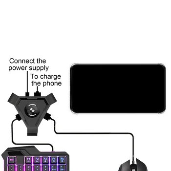 Vococal Profitabilă fără Fir Bluetooth Tastatură de Gaming Mouse Converter pentru Android, IOS, Telefon, Tableta PUBG Regulile de convietuire Cuțite