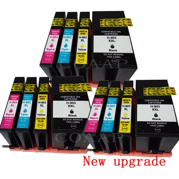 Noul upgrade-ul 903 903XL compatibil cartuș de cerneală pentru hp Officejet Pro 6950 6960 6961 6963 6964 All-in-one Printer, hp 903XL 907XL