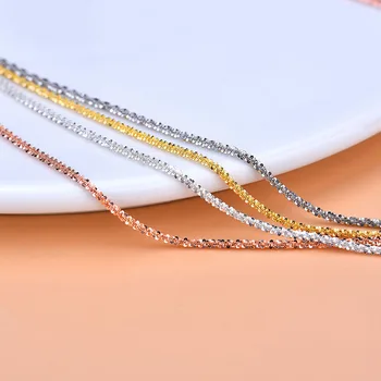 Noi S925 Argint Colier conopida lanț lanț os moda temperament dulce simplu, versatil gol lanț