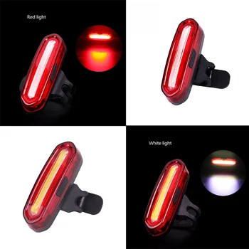 120 Lumeni LED-uri Impermeabil Coada de Lumină Biciclete Coada Lumina pentru Bicicleta USB Reîncărcabilă Reflector spate, Lumini de Biciclete Lampa Accesorii