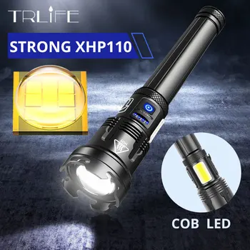 5000mAH Baterie Lumina cel Mai Puternic XHP110 CONDUS Fashlight XHP70.2 USB Reîncărcabilă Lanterna 26650 18650 Zoom Tactice COB RedLight