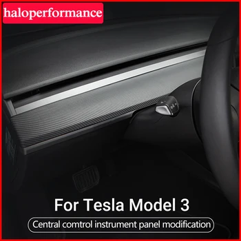 Model3 Centrală de Control Panoul de bord Pentru Tesla Model 3 Accesorii din Fibra de Carbon ABS 2017-2020 model trei Consola Centrală Y