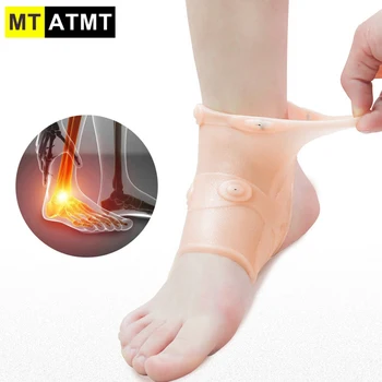 MTATMT 1buc Noua Terapie Magnetică Glezna Bretele de Sprijin Bandă de Sport sală de Gimnastică Protejează Moale Respirabil Glezna Piciorului Protector