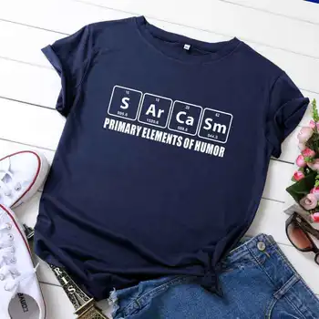 JCGO de Vara din Bumbac pentru Femei T Shirt 4XL 5XL Plus Dimensiune Amuzante Scrisori de Imprimare Maneca Scurta Tricou Topuri Casual, O-Neck Tricou Femeie