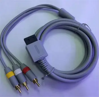 Cele mai noi 1,8 M de Cablu TV pentru Nintendo Wii Pentru Nintendo Wii U HD ecran clar Componentă linie linie de culoare Cablu AV