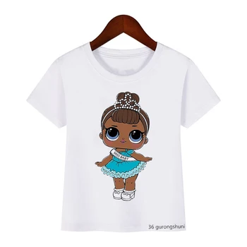 Fată drăguță melanina copii t-shirt African girl haine 2020 Harajuku t shirt short sleeve graphic top alb drăguț modă topuri de bumbac