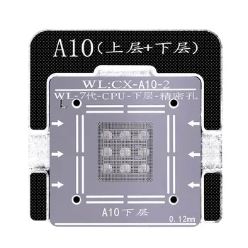 WL Baseband CPU NAND BGA Reballing Kit pentru A6 A7 A8 A9 A10 A11 A12 A13 Tin Net Stencil Magnetic Bază de Poziționare de Prindere