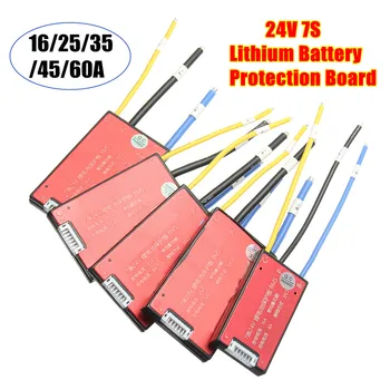 24V 7S 16A/25A/35A/45A/60A 18650 Li-ion Lipolymer Battery BMS PCB PCM Bord de Protecție a Bateriei pentru Ebike Ebicycle