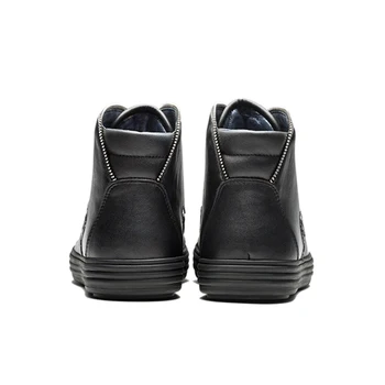 OPP Bărbați Cizme de Zip din Piele Barbati Pantofi de Iarna cu Fermoar Cizme Barbati Stil de Metal Pantofi Glezna Cizme Pentru Bărbați