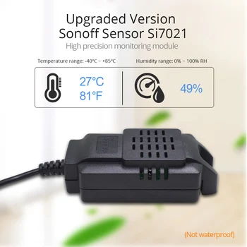 SONOFF TH10/TH16 SI7021 Senzor de Umiditate Comutator Wireless Sonda de Temperatura Monitor de Monitorizare Wifi Smart Home Controler de la Distanță
