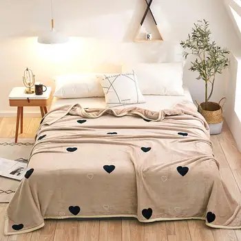 De înaltă Densitate Îngroșa pluș cuvertură de pat pătură acoperă patul de iarna Super Moale Flanel Pătură de canapea
