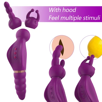 Jucării pentru adulți Baghetă Magică Puternic Vibrator Vibrator Stimulator Clitoris AV Stick G Spot Anal Masaj Femeie Masturbari Jucarii Sex shop