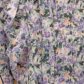 2020 Femei de Moda Arc Maneca Petală cu Maneci Lungi Imprimate Topuri Doamnelor Camasi Bluza pentru femei camiseta manga larga mujer E1