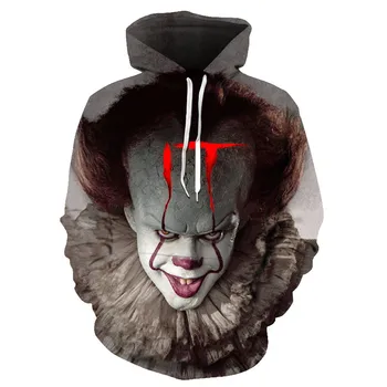 Suicide squad Joker 3D Hanorace Jachete Barbati de Brand Treninguri Imprimate Pulover cu Glugă Haina Amuzant Hoody Plus Dimensiune