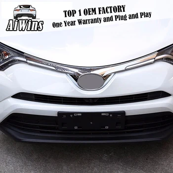 Auto-styling Pentru Toyota RAV4 2016 ABS Cromat Masina Fața Gille Tapiterie huse Auto Grila Decorarea Masinii din fata logo-ul Acoperă Tapiterie