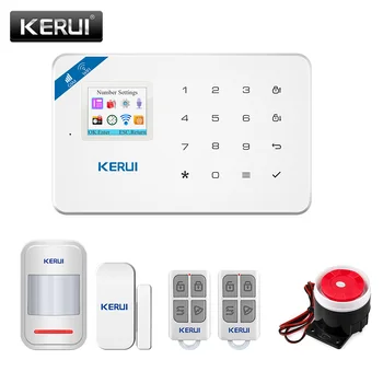 KERUI W18 1.7 Inch TFT Ecran Wireless WiFi GSM Home Securitate Alarmă Sistem Antifurt Android ios APP de Control de Alarmă Kit