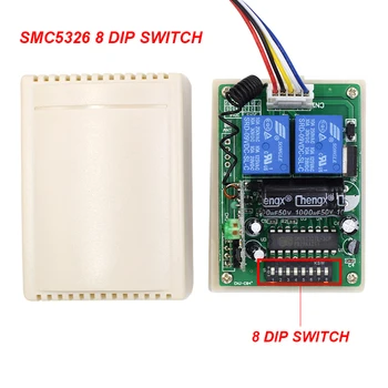 1buc SMC5326 8 DIP control de la Distanță comutator 3 buc 5326 8 dip 433MHz&330MHz transmițător pentru poarta de garaj, usa