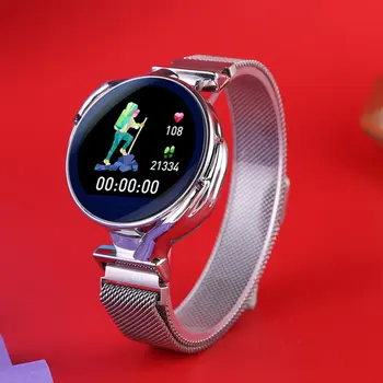 2020 Noua Moda Ceas Inteligent Femei IP67 rezistent la apa Ceasul Sport Heart Rate Monitor Tensiunii Arteriale Smartwatch Cadou Pentru Femei