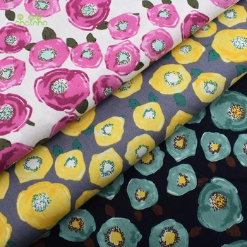 Chainho,Noua Serie Florală Tipărite Țesătură din Bumbac,DIY Quilting &Cusut Poplin Material Pentru bebeluși și Copii Rochie,Camasa,Fusta