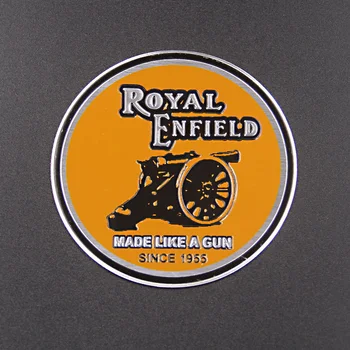 Royal Enfield Motocicleta Emblema, Insigna de aluminiu standard de înaltă calitate Decal & autocolant pentru Glonț 350 etc Retro Clasic Motocicleta