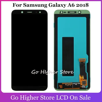 SUPER LCD Pentru Samsung Galaxy A6 2018 Display A600F Ecran Tactil Digitizer Pentru Montaj A6 Plus A6050 LCD Display A6050F
