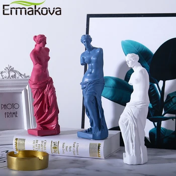ERMAKOVA 11 Inch Stil Nordic Art Braț Rupt Venus Figurina Statuie Rasina de Artizanat Schiță Sculptura Office Home Decor