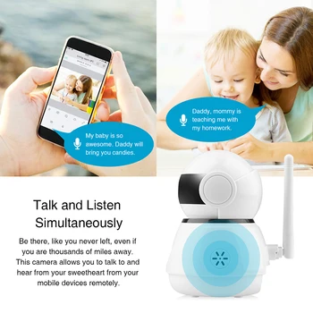 SANNCE 1080P FHD Smart Wireless PT Camera IP de Securitate Baby Monitor Camera Wifi de Acasă de Securitate Video cu vedere de Noapte camerele de Supraveghere
