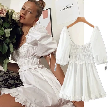 Uscat ins blogger de moda vintage, broderie elegant mini rochie de vara femei vestidos de fiesta de noche vestidos rochie de petrecere