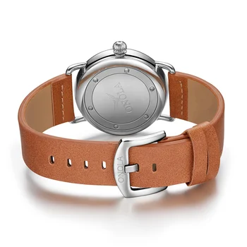 ONOLA brand cusual uita-te la om 2019 otel inoxidabil rezistent la apă din piele Încheietura ceas stil simplu, de Înaltă calitate bărbați ceas
