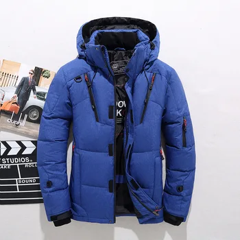 2019 Înaltă Calitate 90% Alb Rață Gros În Jos Jacheta Barbati Strat De Zăpadă Parka De Sex Masculin Cald Brand De Îmbrăcăminte De Iarnă În Jos Jacheta Îmbrăcăminte Exterioară