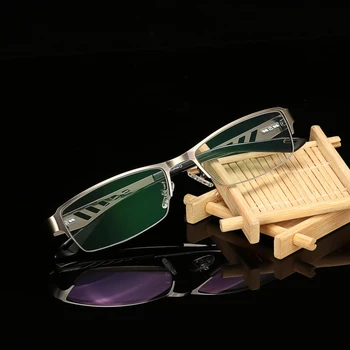 Nou aliaj de titan bărbați și femei de moda de tranziție fotocromatică soare ochelari baza de prescriptie ochelari +0.25 +0.75 la +6.0