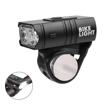 Portabil Biciclete Lumina Impermeabil USB Reîncărcabilă LED 1000mAh Lampă Față Faruri de Aluminiu Ultrausor Lanterna Bicicleta Lumina