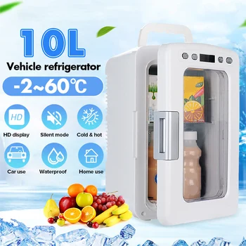 10L 12v 220v Frigider Acasă mai Cald Congelator Cooler-Frigider Compresor Frigider Temperament Reglabil