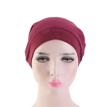 Femeile Turban Headscar De Schi Slouch Hat Capac Largi Căciuli Capota Chimioterapie Cancer Elastic Satin Căptușeală Chelioși Musulmane Cap Arabe