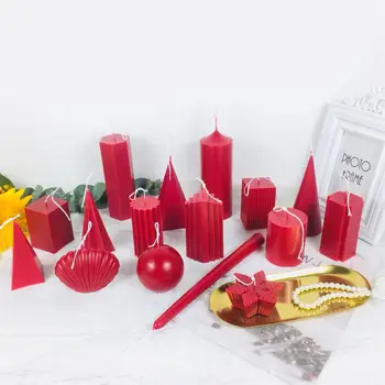 DIY Lumânare Mucegai Set Cilindrice Sferice Piața de Artizanat din material Plastic Mucegai Pentru a Face Cadou de Nunta de Decorare Ipsos Ceara Mucegai