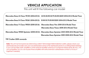 2+32 4GWIFI Auto Multimedia Player Android 10 2 Din GPS, Autoradio Pentru Mercedes-Benz B W245 B150 B160 B170 B180 B200 B55 2004-2012